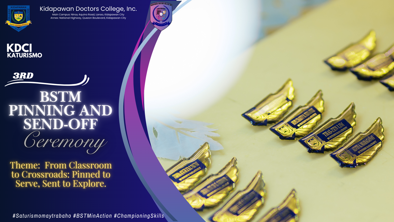 3RD BSTM PINNING AND SEND-OFF CEREMONY 2026:  A MILSETONE OF COMMITEMENT, SERVICE, AND PROFESSIONAL  GROWTH