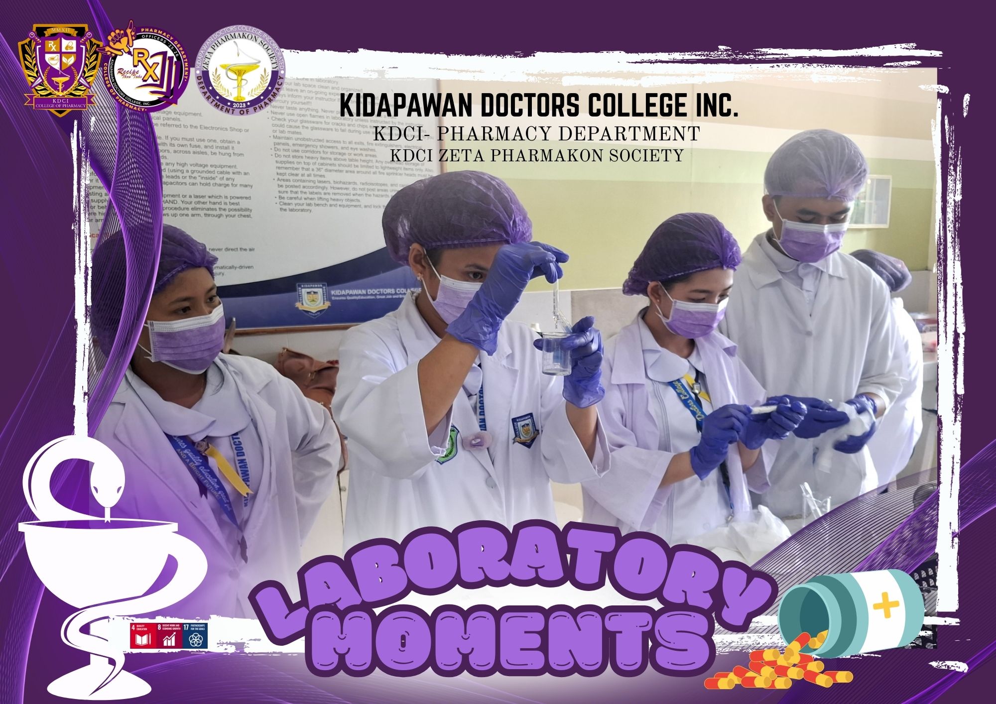 Pharmacy Department Laboratory Moments