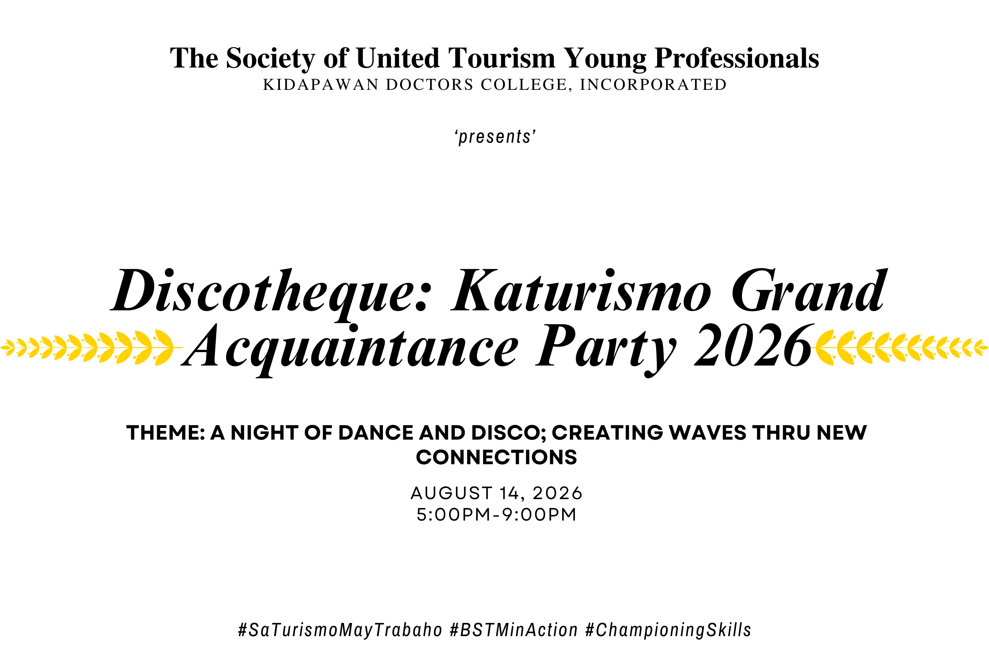 KATURISMO TO DISCO!